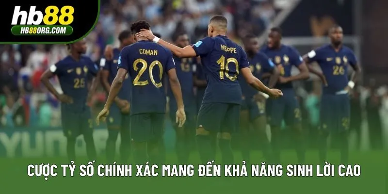 Cược tỷ số chính xác mang đến khả năng sinh lời cao Cược tỷ số chính xác mang đến khả năng sinh lời cao