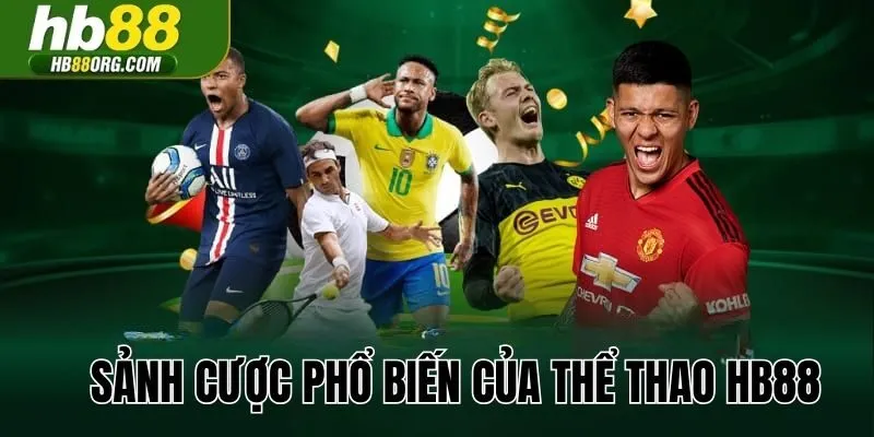 Sảnh cược phổ biến của thể thao HB88